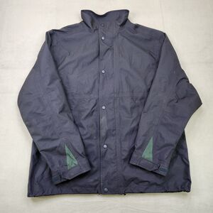 L.L. Bean Jacket Men's XL Tall Navy Blue‎ Vented Full Zip Mesh Lined Gore-Tex